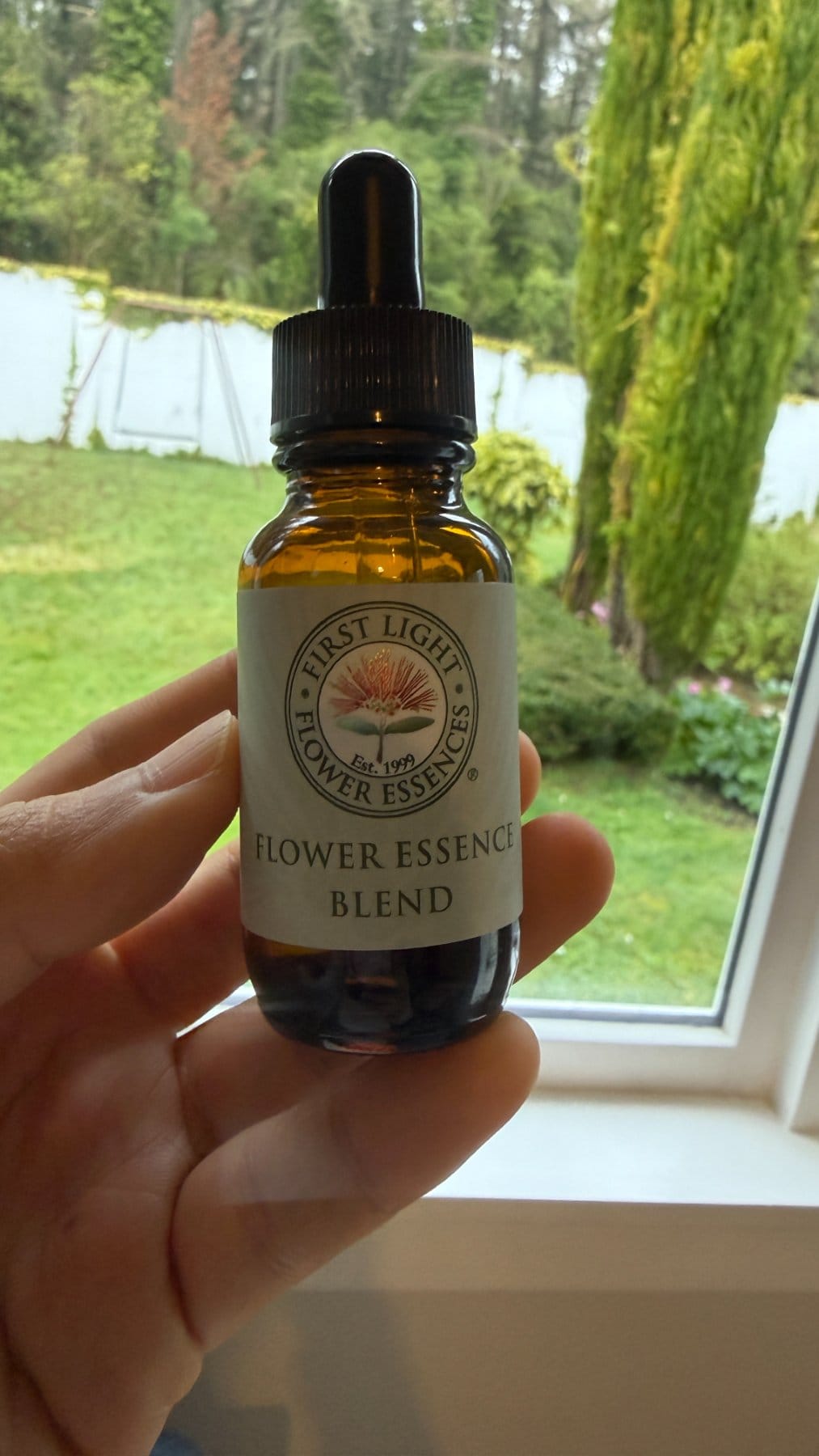 A First Light Flower Essences of New Zealand blend bottle