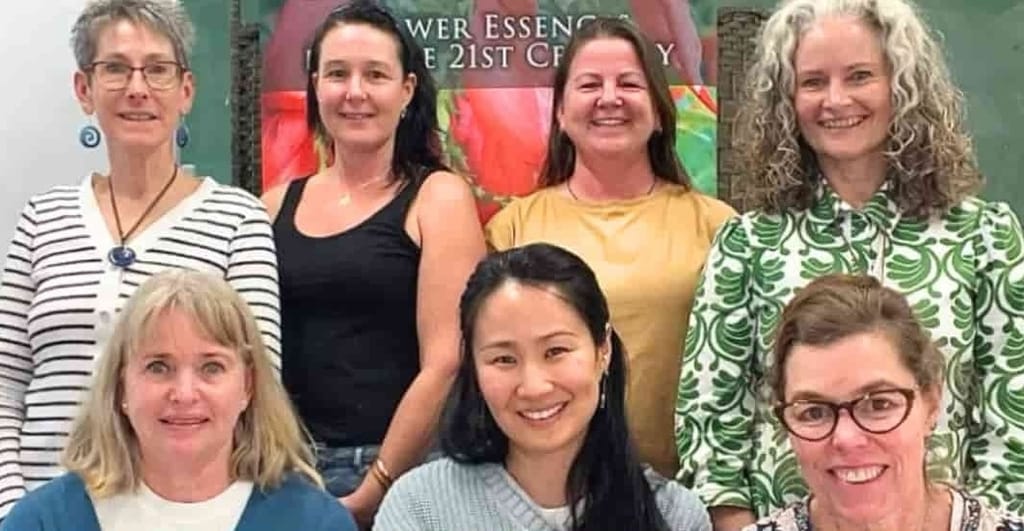 Esther with her group at the First Light College of New Zealand